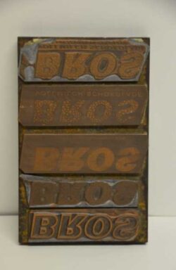 Chocoladevorm Bros van Bensdorp